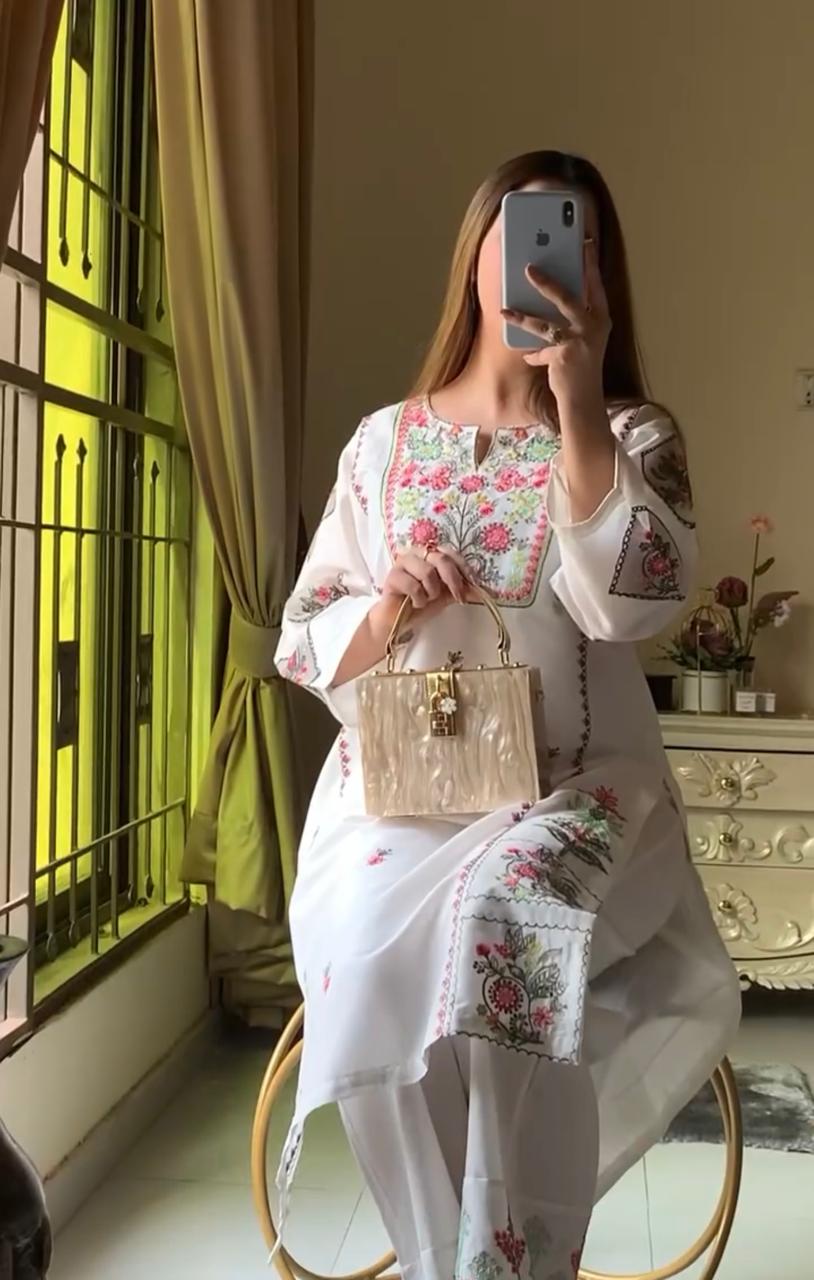 PREMIUM DESIGNER READYMADE TOP & PLAZZO