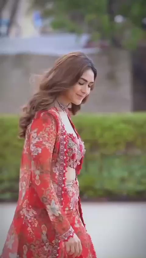 Bollywood Indo-Western Koti, Plazzo & Blouse Collection